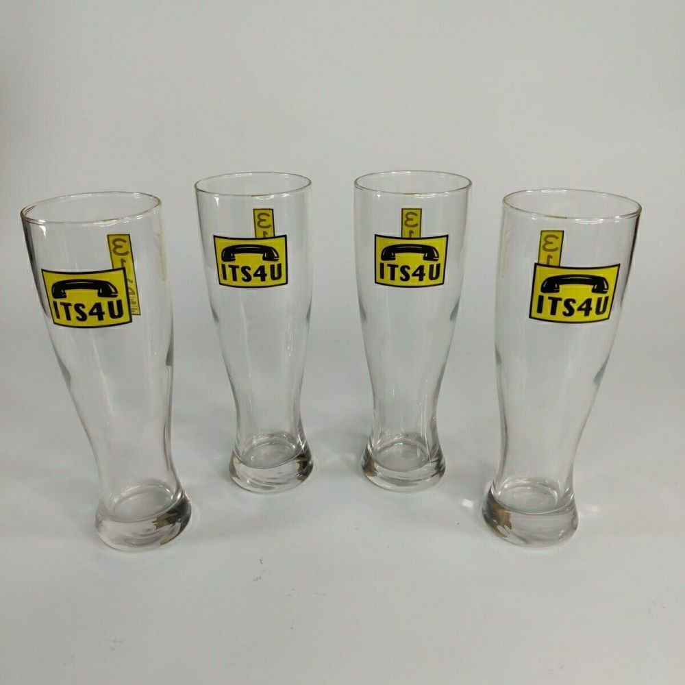 ITS4U Urban Wheat Ale‎ 312 Goose Island Chicago Pilsner Beer Glasses Set of 4